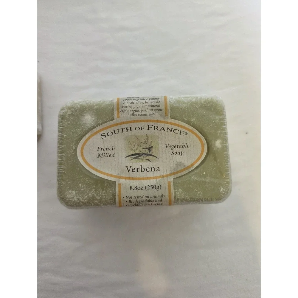 Lot Of 3 Bar Soaps: Lemon Verbena, French Milled Verb, Vetiver Cedar